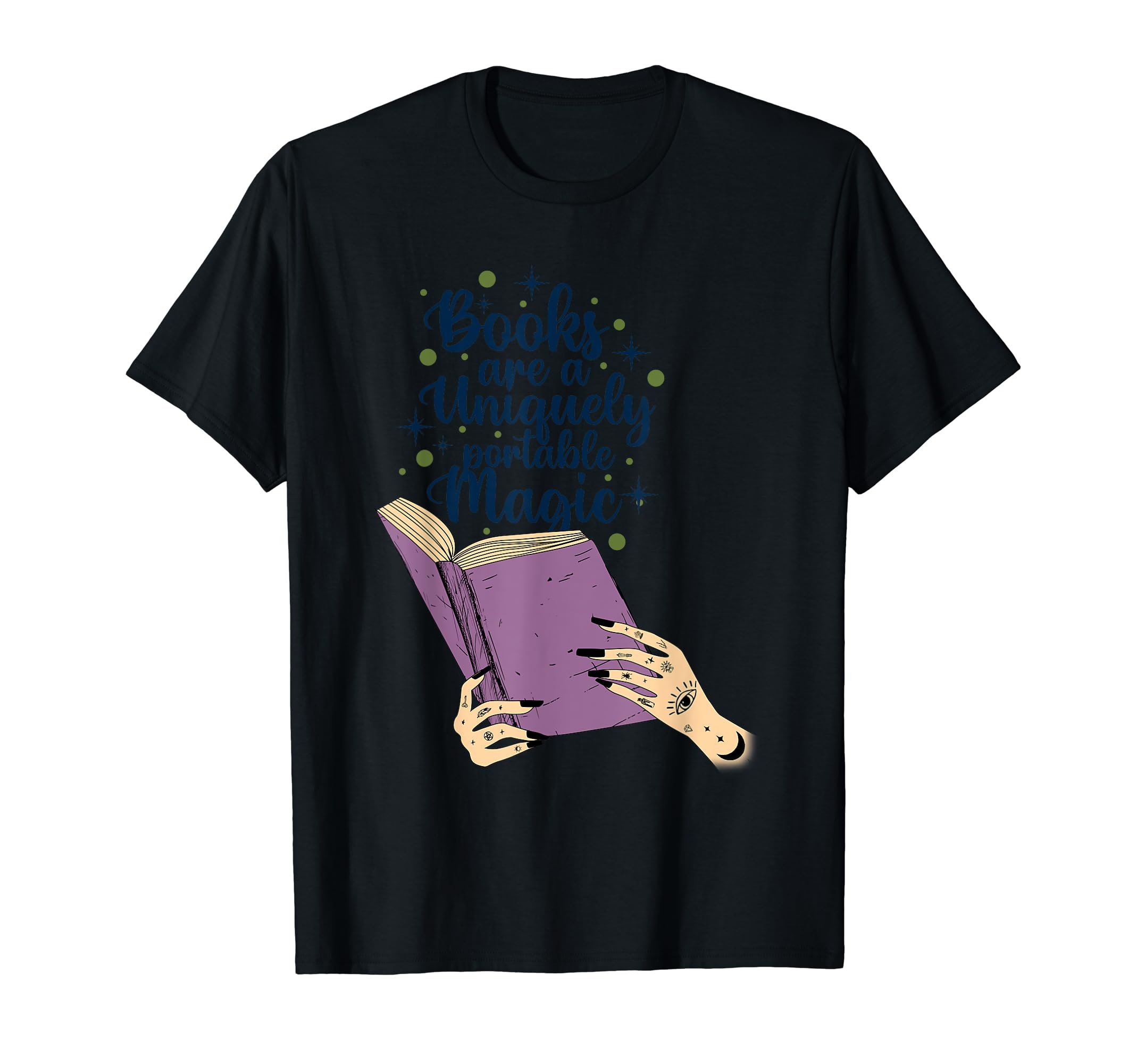 Books Are Magic Literature Reading T-Shirt - Fun Novelty Design for Adults - T-Shirt, Sweatshirt, Hoodie