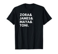 Zora James Maya Toni Great Black Writers T-Shirt - Streetwear Style Unisex - T-Shirt, Sweatshirt, Hoodie
