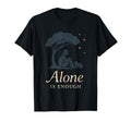 Introvert Alone Is Enough Social Battery T-Shirt - Minimalist Print Unisex - T-Shirt, Sweatshirt, Hoodie
