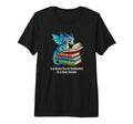 Dragon Reading Book Fantasy Bookworm T-Shirt - Custom Art Print Unisex - T-Shirt, Sweatshirt, Hoodie