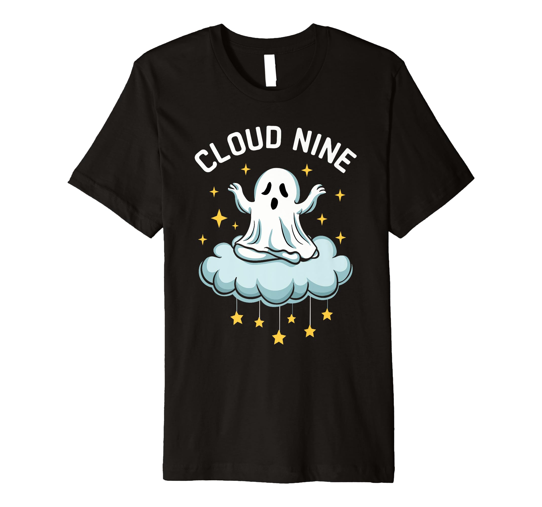 Ghost Monster Meditation Mindfulness T-Shirt - Aesthetic Graphic Men Women - T-Shirt, Sweatshirt, Hoodie