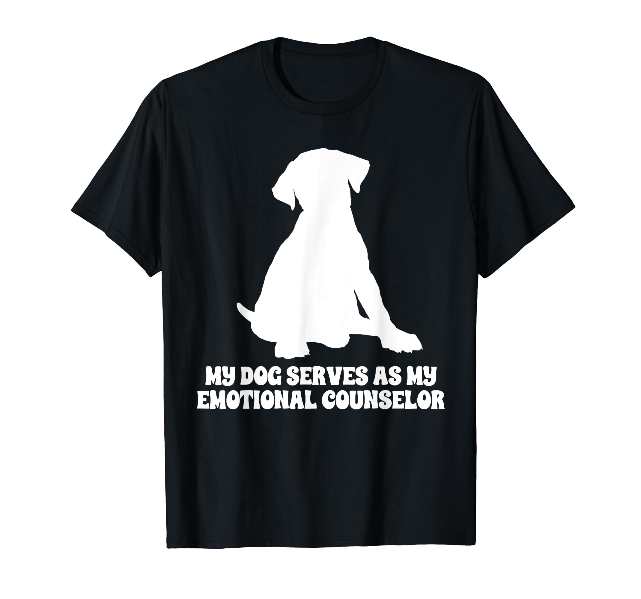 My Dog Serves As My Emotional Counselor T-Shirt - Custom Art Print Unisex - T-Shirt, Sweatshirt, Hoodie