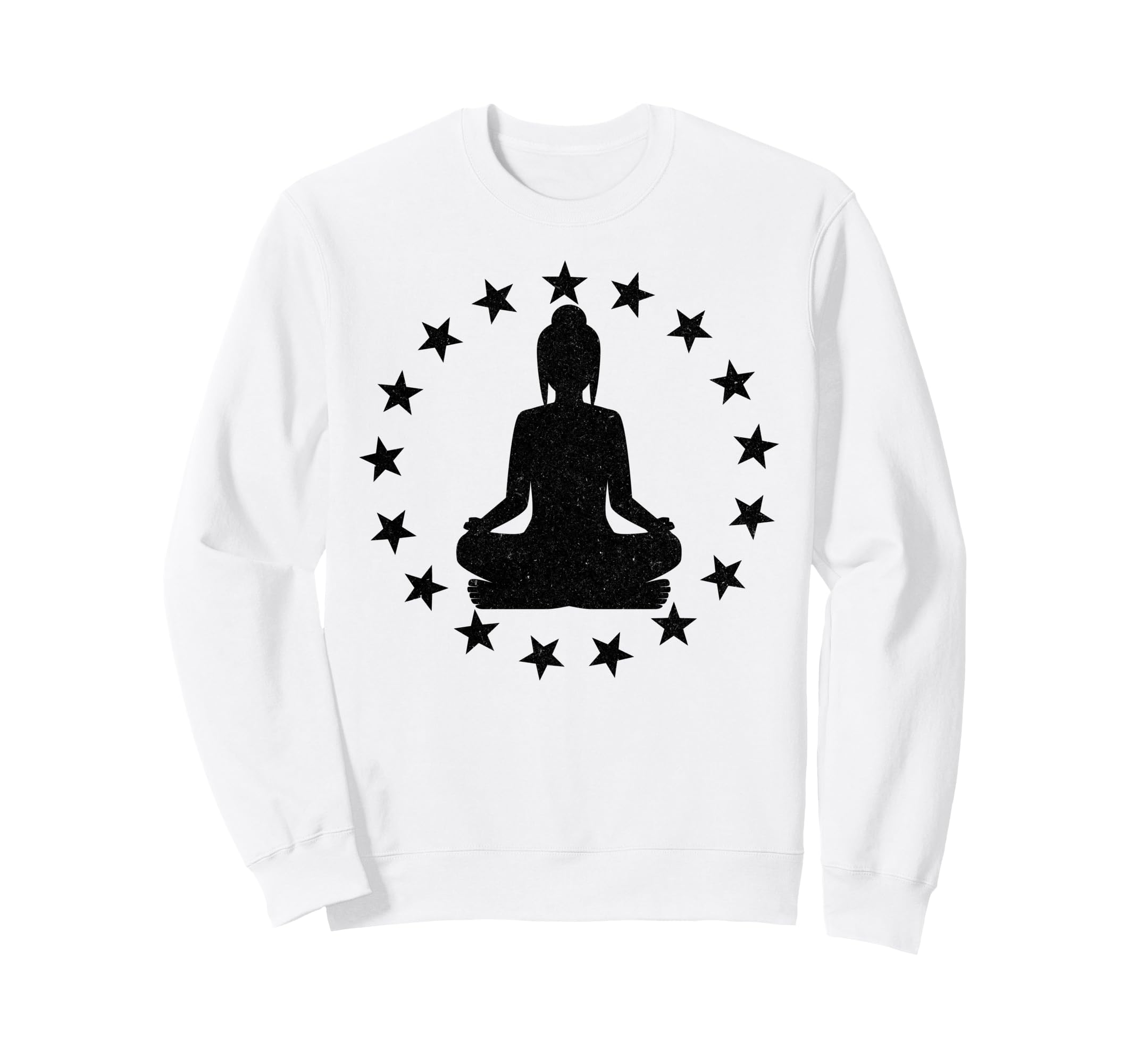 Yoga Pose Stars Yogi Spiritual Meditation Sweatshirt - Graphic Print Unisex - T-Shirt, Sweatshirt, Hoodie