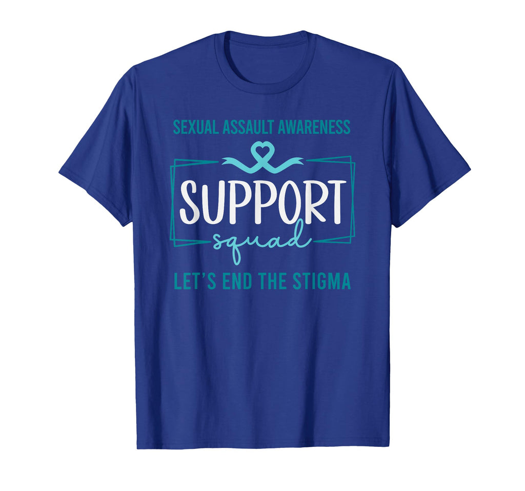 Sexual Assault Awareness Support Squad T-Shirt - Streetwear Style Unisex - T-Shirt, Sweatshirt, Hoodie