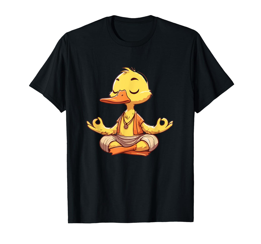 Meditation Duck Yoga Pose Relaxing T-Shirt - Trendy Graphic for Adults - T-Shirt, Sweatshirt, Hoodie