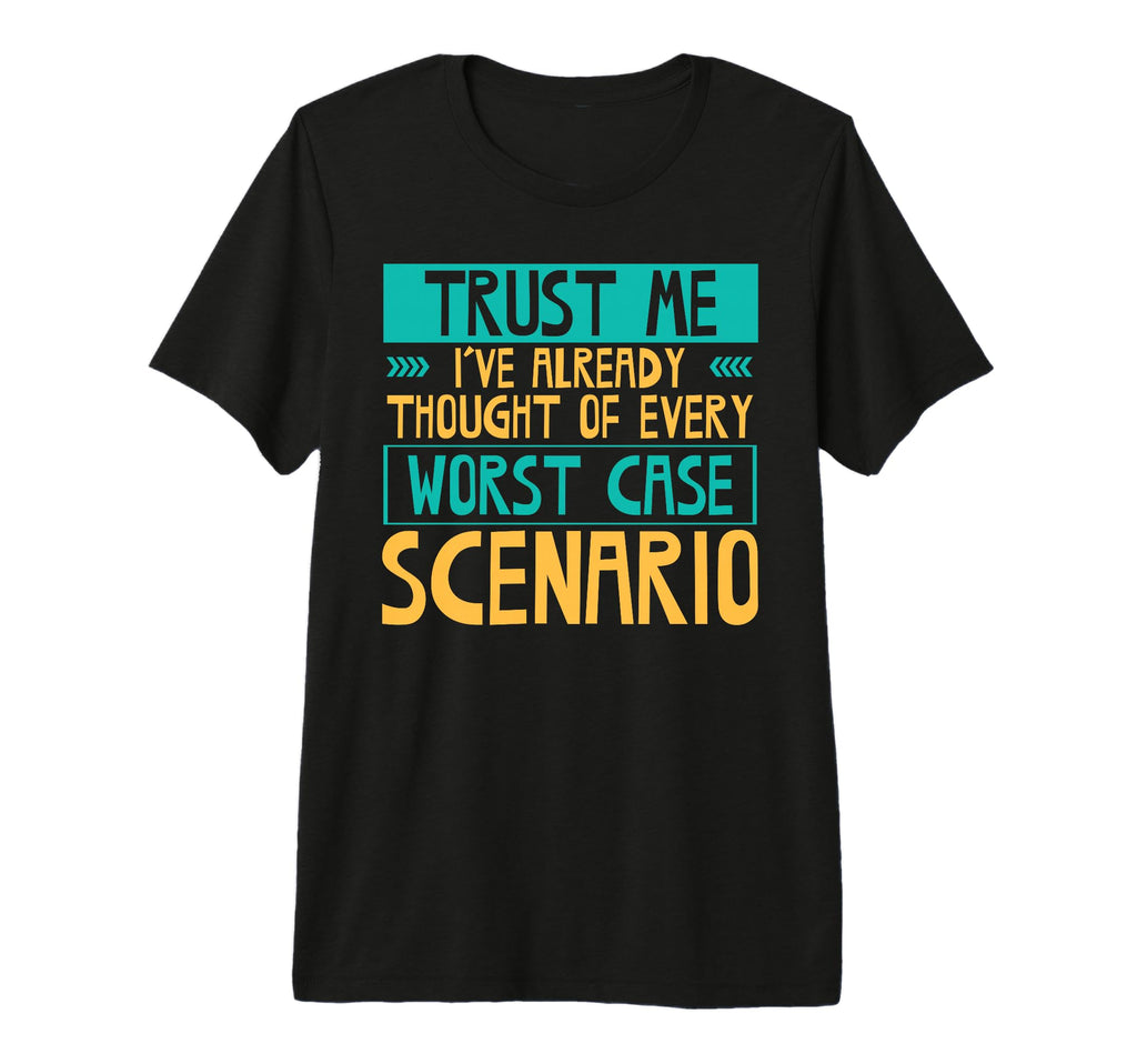 Overthinking Worst Case Scenario Ideal T-Shirt - Aesthetic Graphic Unisex - T-Shirt, Sweatshirt, Hoodie