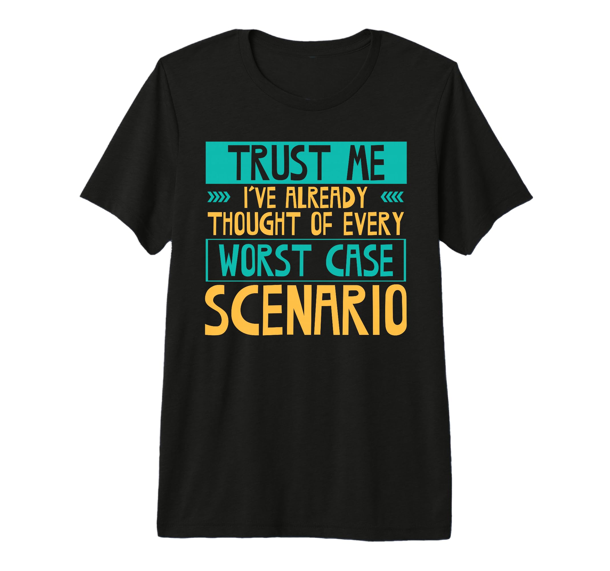 Overthinking Worst Case Scenario Ideal T-Shirt - Aesthetic Graphic Unisex - T-Shirt, Sweatshirt, Hoodie