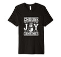 Choose Joy Hippie Snowman Inspiring T-Shirt - Casual Everyday Wear Unisex - T-Shirt, Sweatshirt, Hoodie