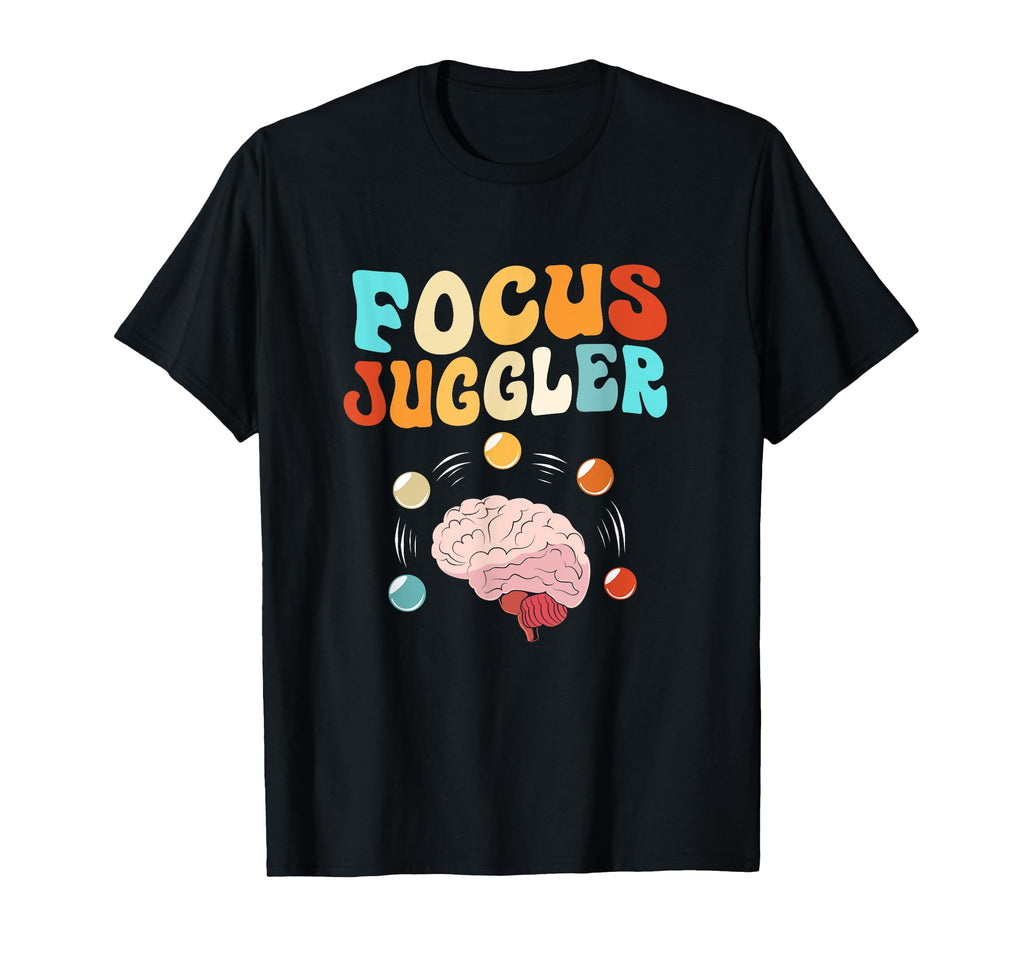 Alphabet Human Brain Focus T-Shirt - Casual Everyday Wear Men Women - T-Shirt, Sweatshirt, Hoodie