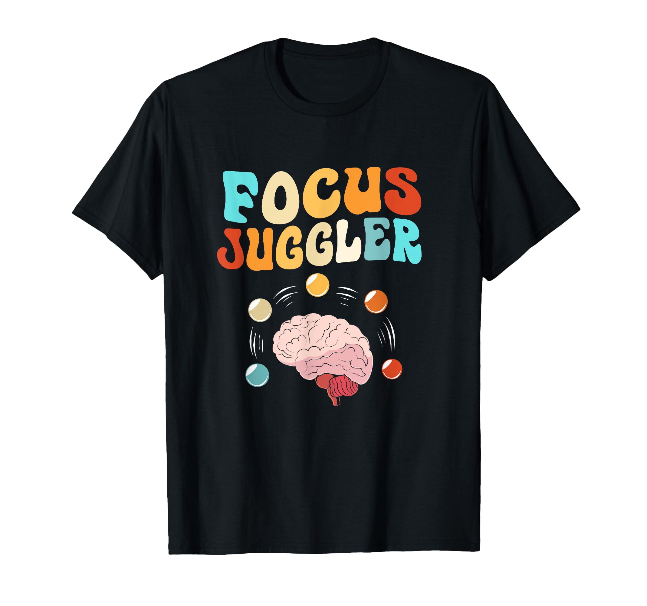Alphabet Human Brain Focus T-Shirt - Casual Everyday Wear Men Women - T-Shirt, Sweatshirt, Hoodie