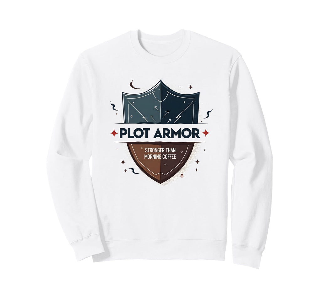 Anime Plot Armor Stronger Than Sweatshirt - Custom Art Print Men Women - T-Shirt, Sweatshirt, Hoodie