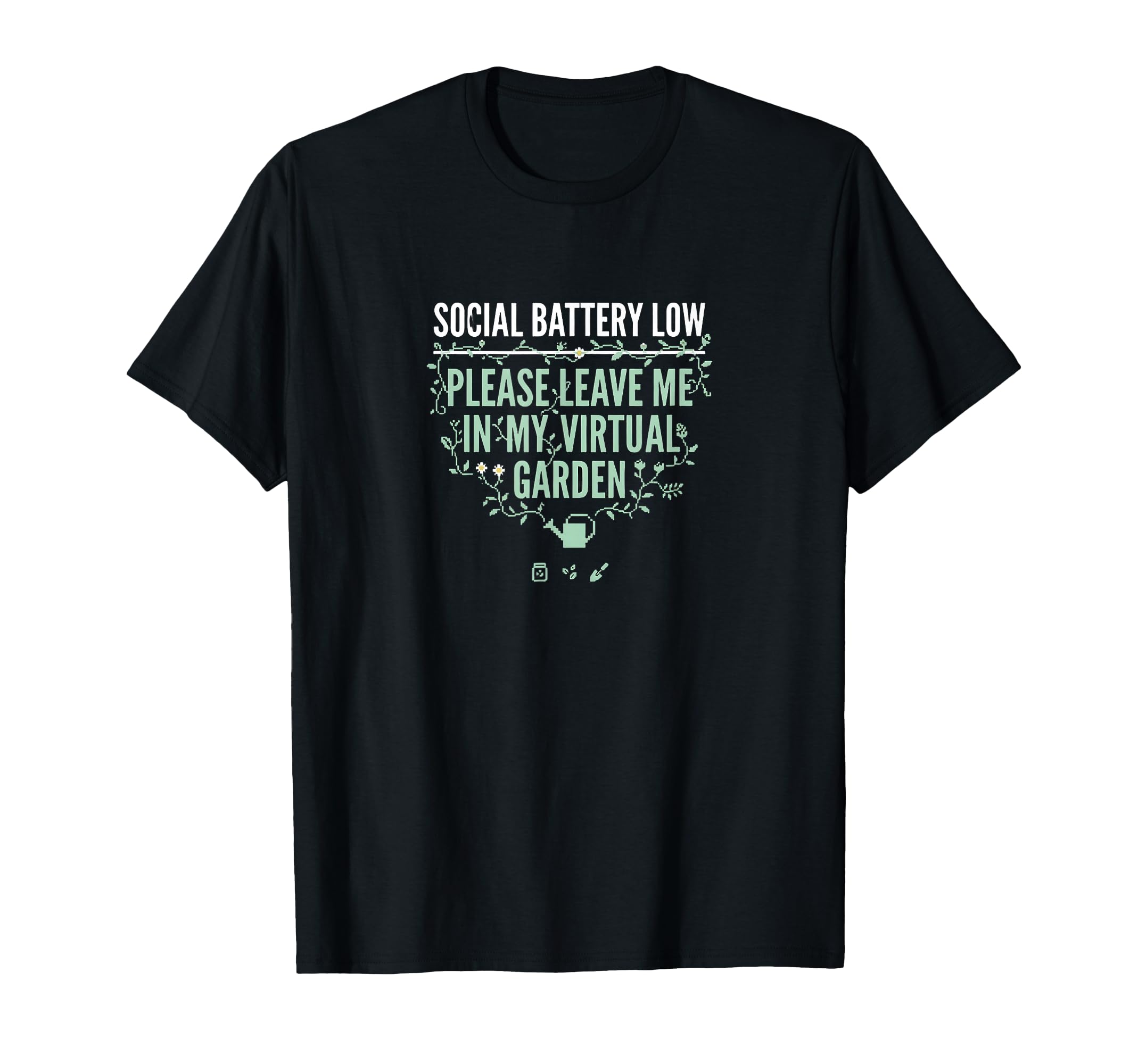 Funny Cozy Gamer Introvert Social T-Shirt - Minimalist Print Unisex - T-Shirt, Sweatshirt, Hoodie