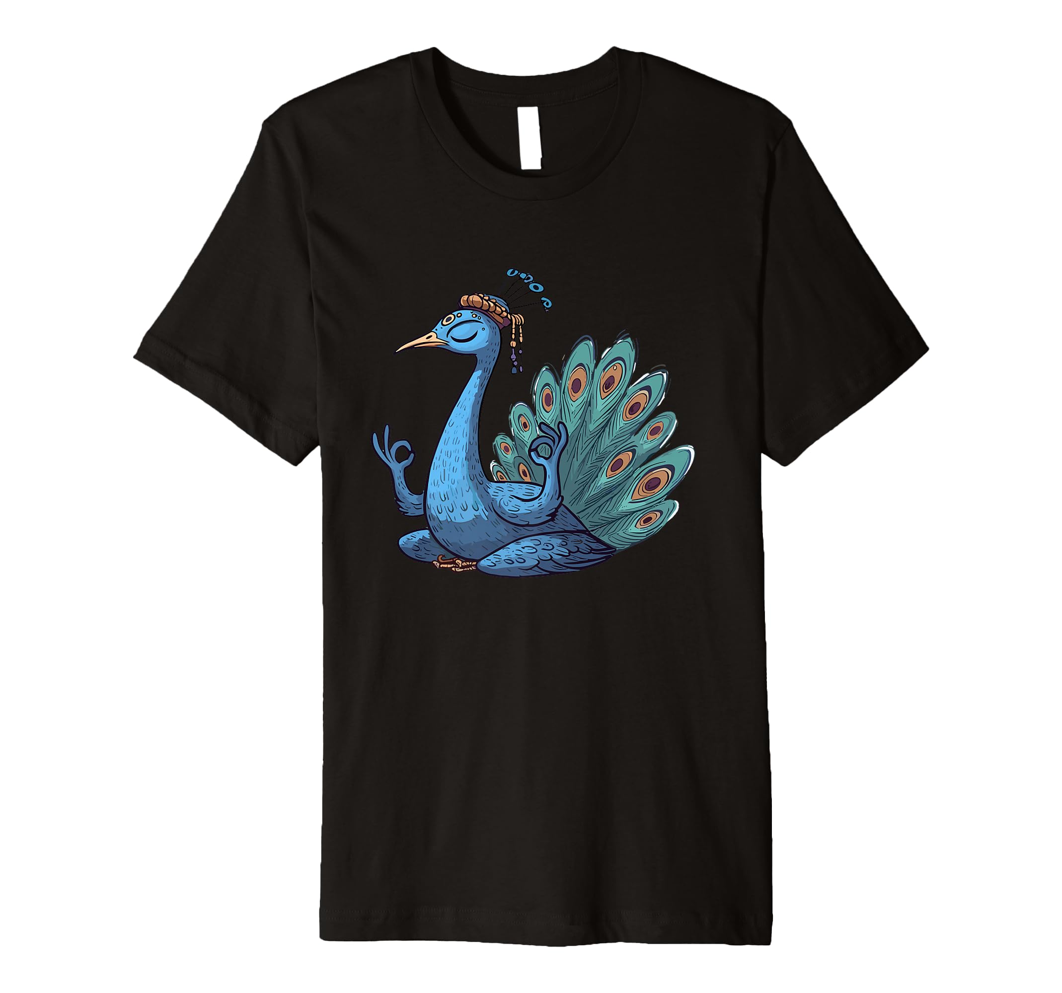 Meditation Peacock Yoga Pose Relaxing T-Shirt - Streetwear Style Men Women - T-Shirt, Sweatshirt, Hoodie