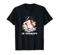 Baseball Player Baseball Is Therapy T-Shirt - Aesthetic Graphic Men Women - T-Shirt, Sweatshirt, Hoodie