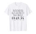 Introverted But Willing To Discuss T-Shirt - Minimalist Print Men Women - T-Shirt, Sweatshirt, Hoodie