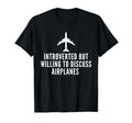 Introverted But Willing To Discuss T-Shirt - Unique Graphic Unisex - T-Shirt, Sweatshirt, Hoodie