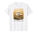 World Outside Can Wait Cozy Book T-Shirt - Aesthetic Graphic for Adults - T-Shirt, Sweatshirt, Hoodie