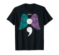 Life Semicolon Wings Suicide Awareness T-Shirt - Trendy Graphic Men Women - T-Shirt, Sweatshirt, Hoodie