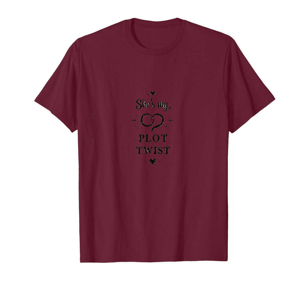 Shes My Plot Twist Romance T-Shirt - Minimalist Print Unisex - T-Shirt, Sweatshirt, Hoodie