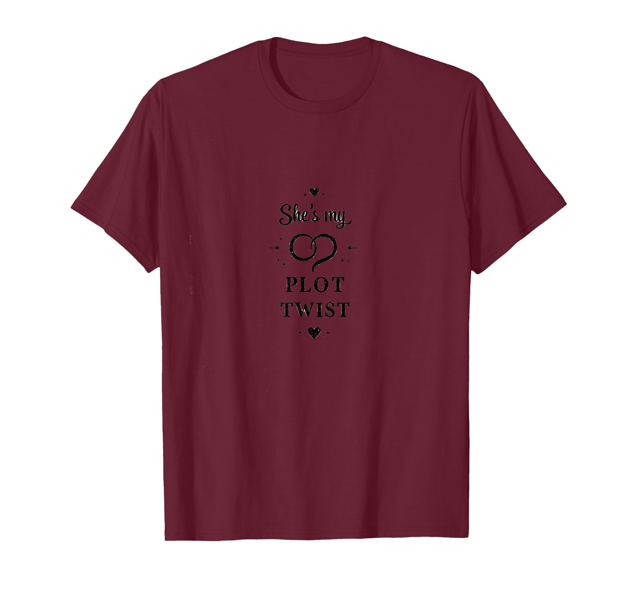 Shes My Plot Twist Romance T-Shirt - Minimalist Print Unisex - T-Shirt, Sweatshirt, Hoodie