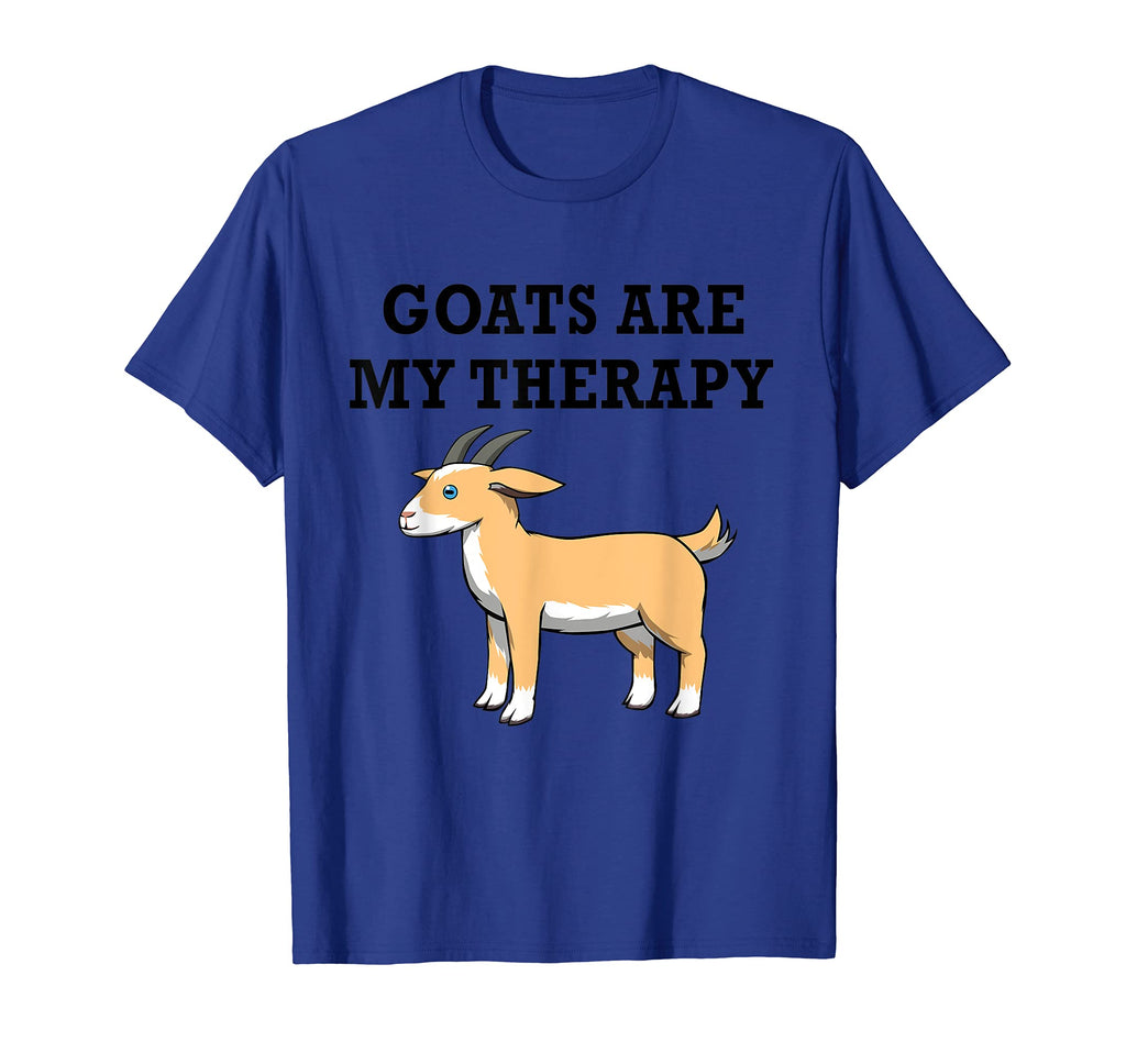 Goat As Therapy Ironic T-Shirt - Novelty Apparel for Adults - T-Shirt, Sweatshirt, Hoodie