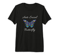 Anti Social Butterfly Bold Simple T-Shirt - Novelty Apparel for Adults - T-Shirt, Sweatshirt, Hoodie