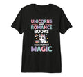 Romance Books And Unicorn Magical T-Shirt - Aesthetic Graphic for Adults - T-Shirt, Sweatshirt, Hoodie