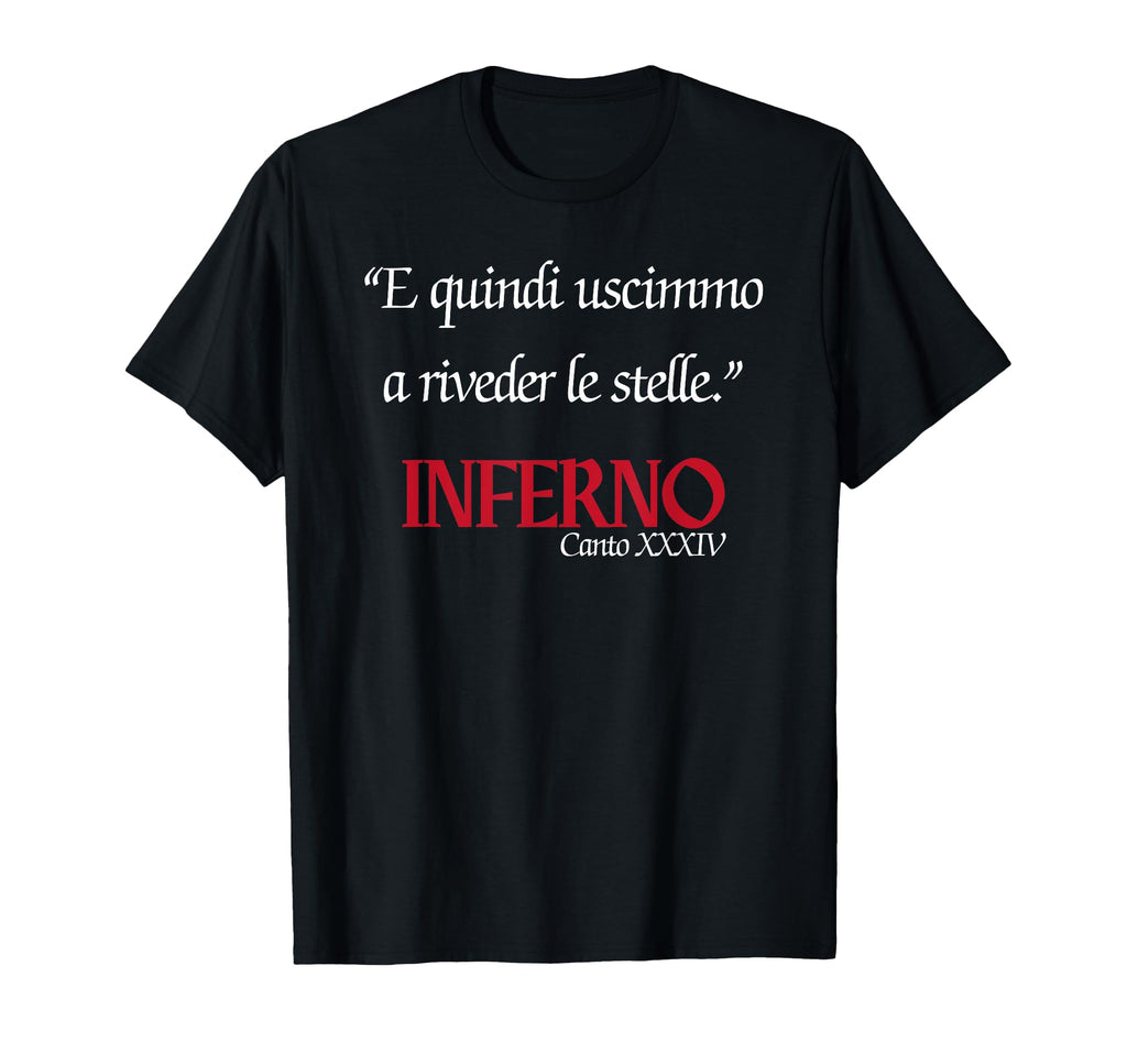 Inferno Dante Alighieri Divine Comedy T-Shirt - Unique Graphic Unisex - T-Shirt, Sweatshirt, Hoodie
