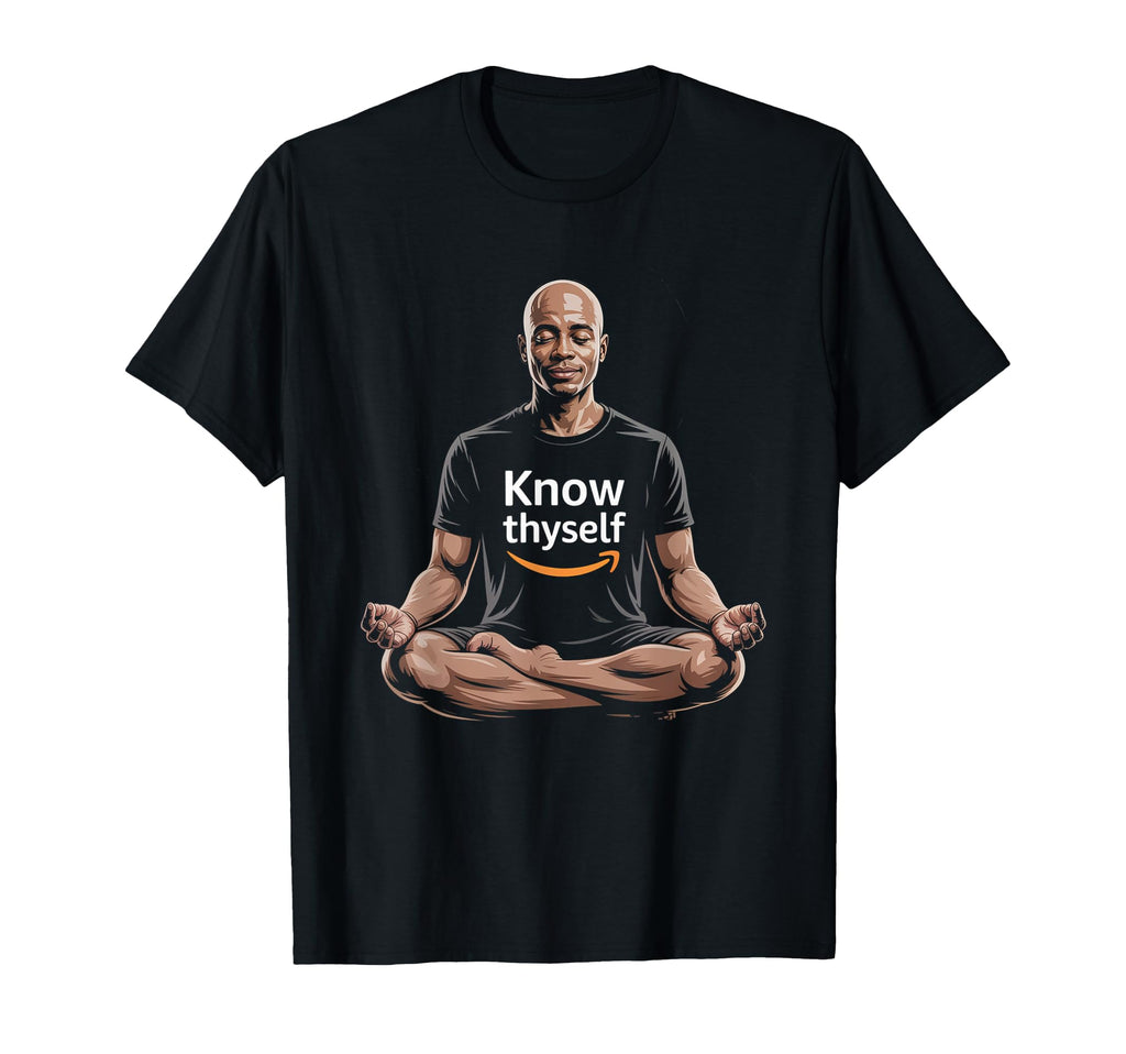 Know Thyself Inspiring Profound Meditation T-Shirt - Unique Graphic Unisex - T-Shirt, Sweatshirt, Hoodie