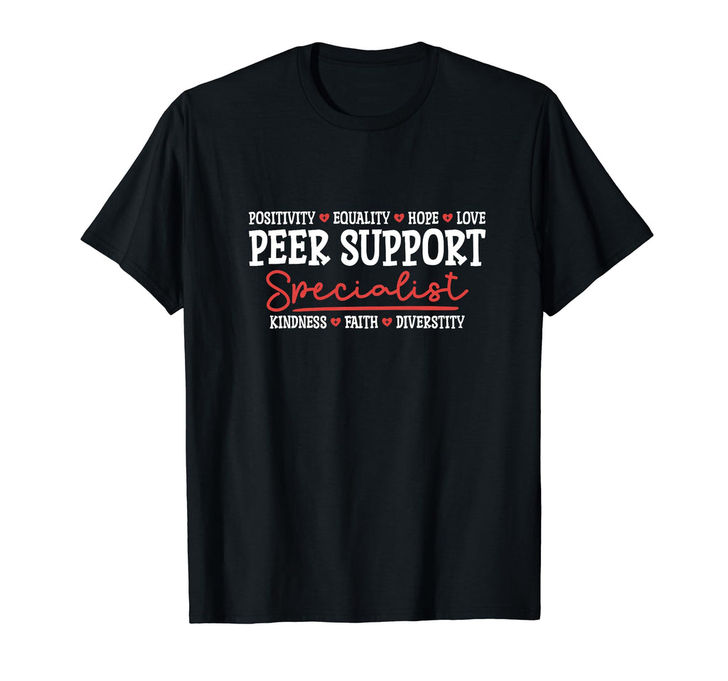 Peer Coach Positivity Equality Peer T-Shirt - Novelty Apparel Men Women - T-Shirt, Sweatshirt, Hoodie