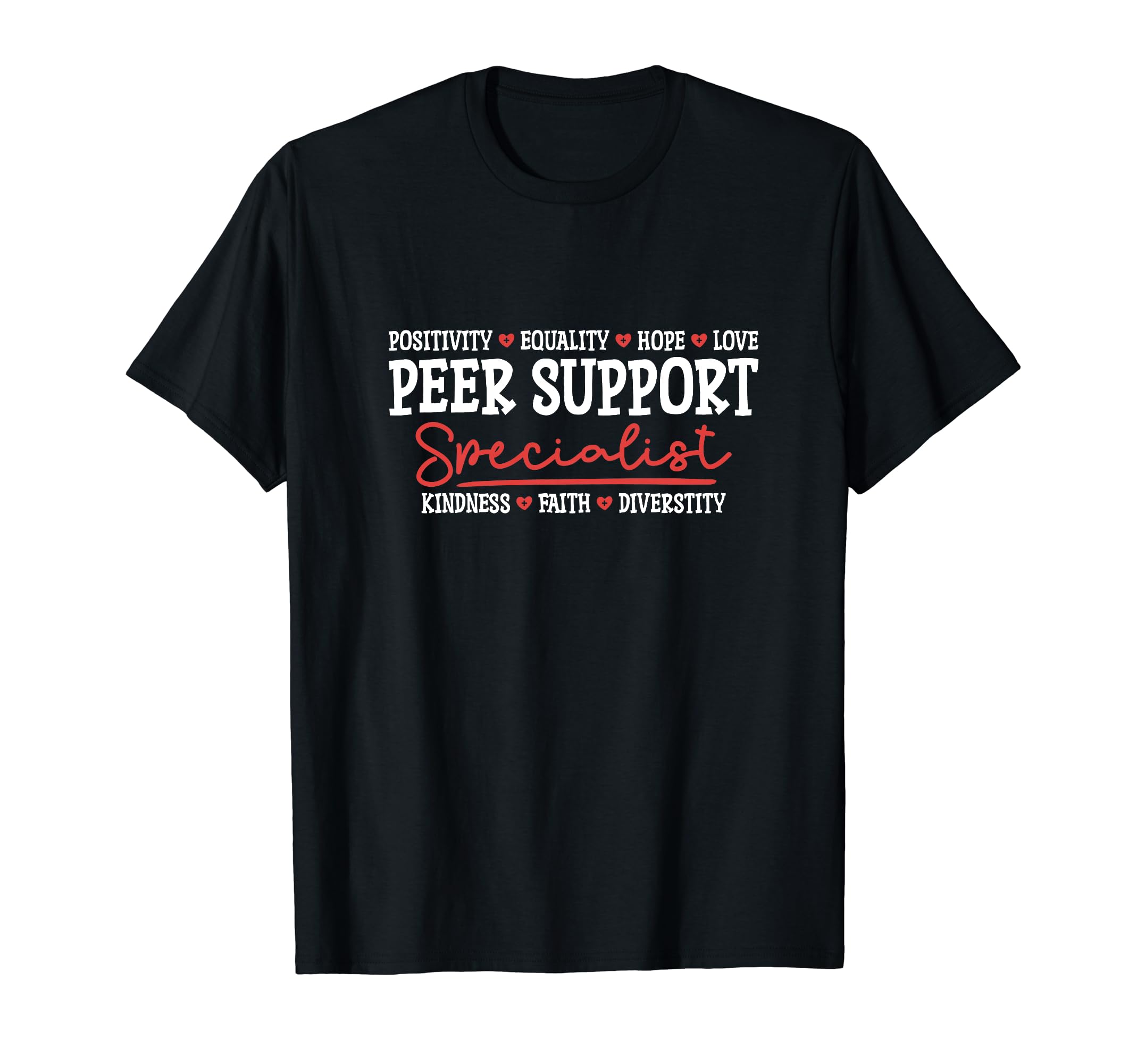 Peer Coach Positivity Equality Peer T-Shirt - Novelty Apparel Men Women - T-Shirt, Sweatshirt, Hoodie