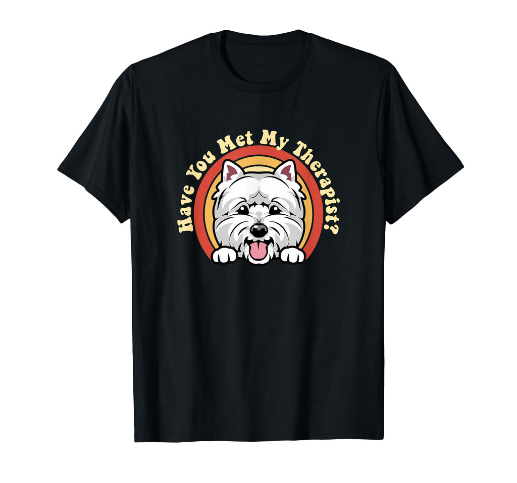Emotional Support Therapy Dog West T-Shirt - Trendy Graphic Men Women - T-Shirt, Sweatshirt, Hoodie