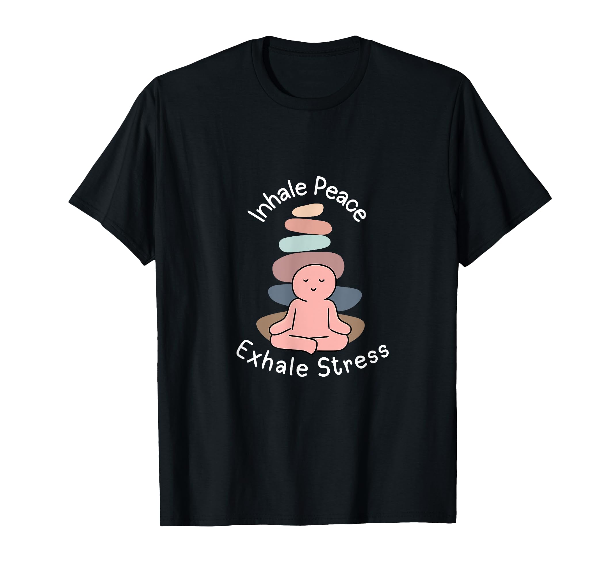 Meditation Mantra Mindfulness Inhale T-Shirt - Aesthetic Graphic Men Women - T-Shirt, Sweatshirt, Hoodie