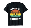 Funny Antisocial Butterfly T-Shirt - Graphic Print Unisex - T-Shirt, Sweatshirt, Hoodie