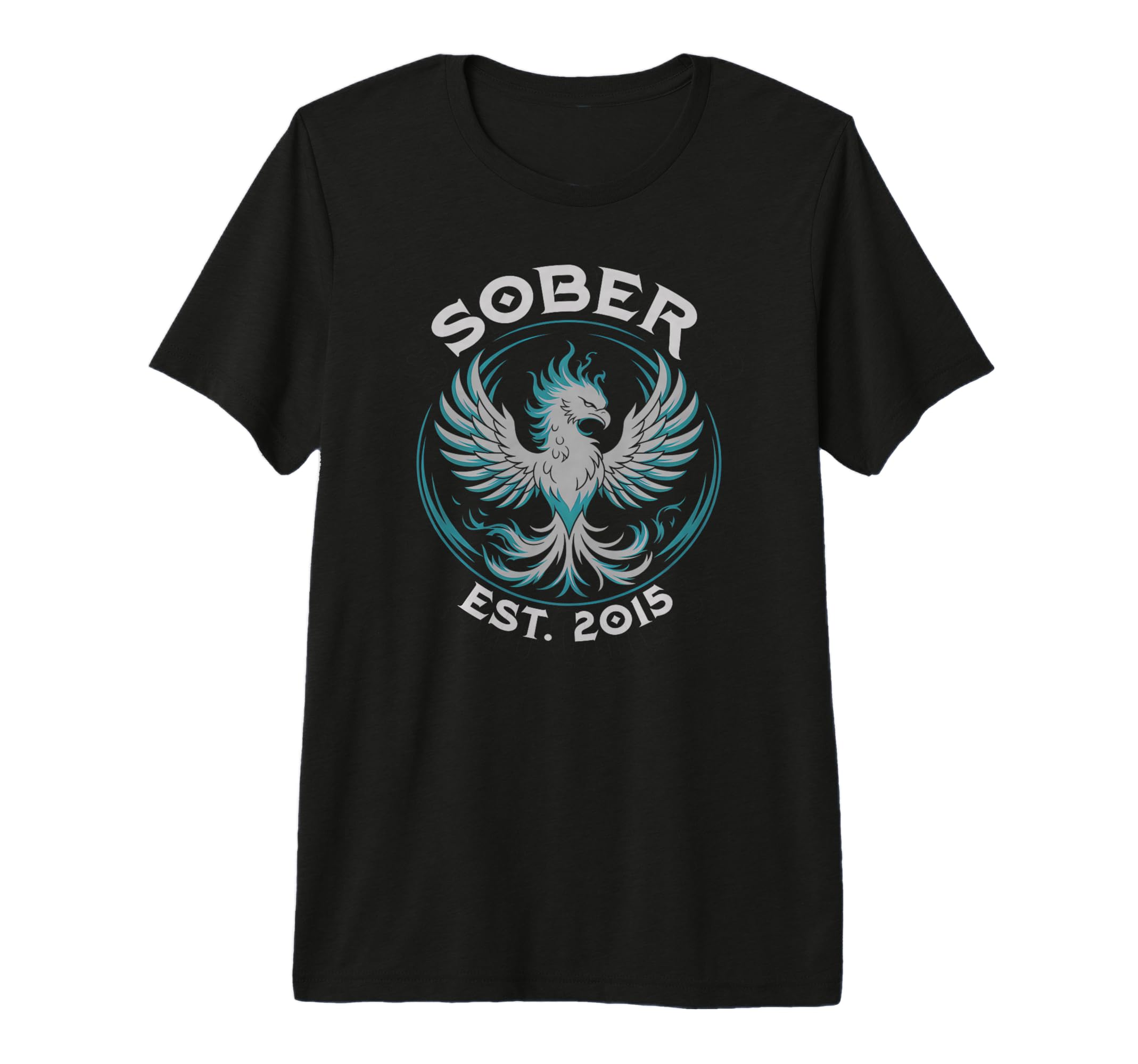 Funny Sober Since 2015 Aa Recovery Est T-Shirt - Trendy Graphic Men Women - T-Shirt, Sweatshirt, Hoodie