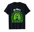 Mental Health Matters We Wear Green T-Shirt - Graphic Print for Adults - T-Shirt, Sweatshirt, Hoodie
