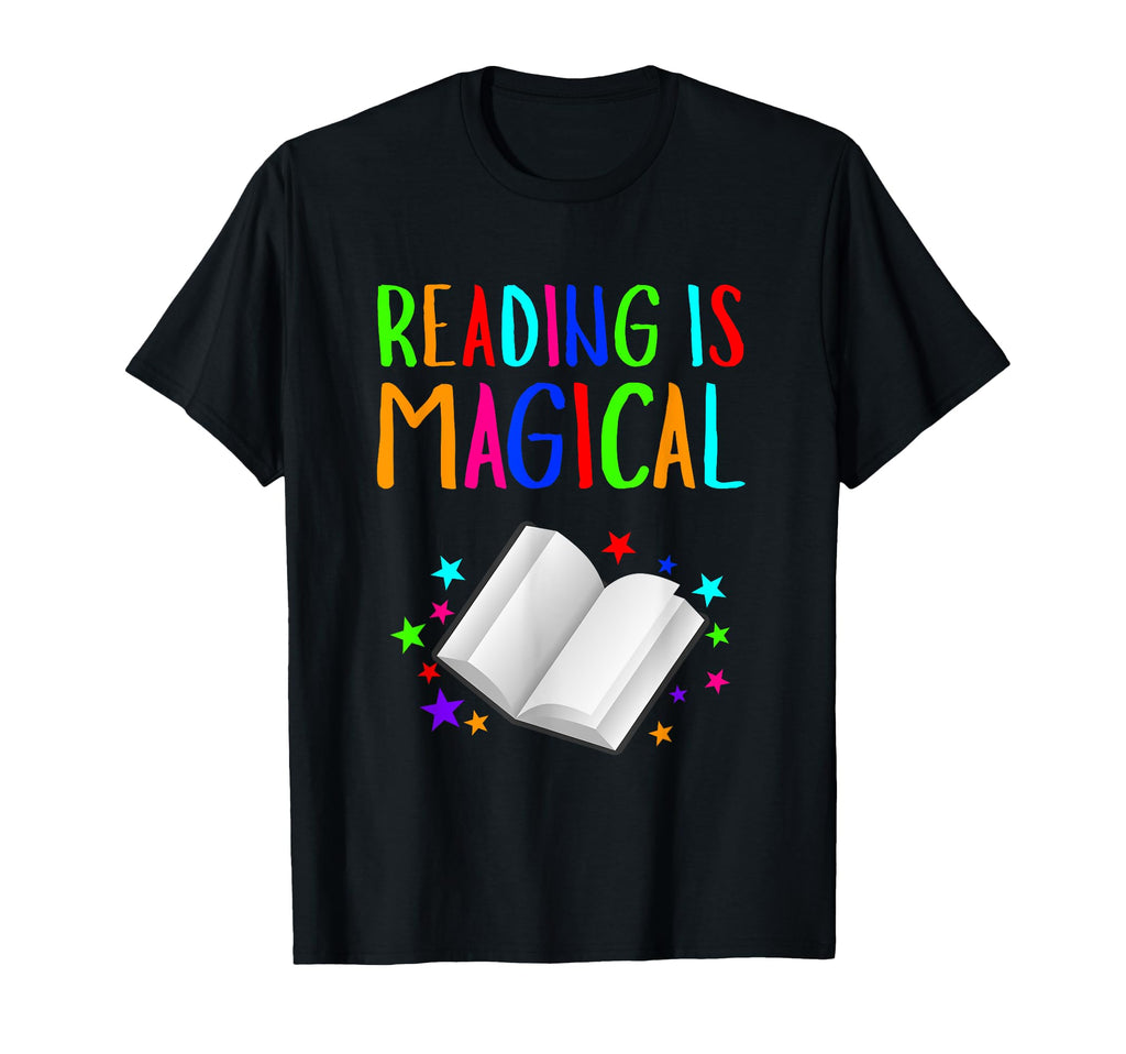 Reading Is Magical I Love To Read Book T-Shirt - Novelty Apparel Men Women - T-Shirt, Sweatshirt, Hoodie