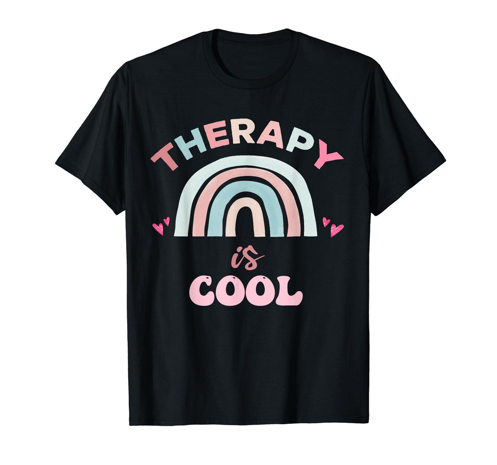 Therapy Is End Stigma Mental T-Shirt - Casual Everyday Wear Men Women - T-Shirt, Sweatshirt, Hoodie