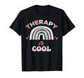 Therapy Is End Stigma Mental T-Shirt - Casual Everyday Wear Men Women - T-Shirt, Sweatshirt, Hoodie