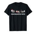 Funny Santa Opossums Overstimulated But T-Shirt - Minimalist Print Unisex - T-Shirt, Sweatshirt, Hoodie