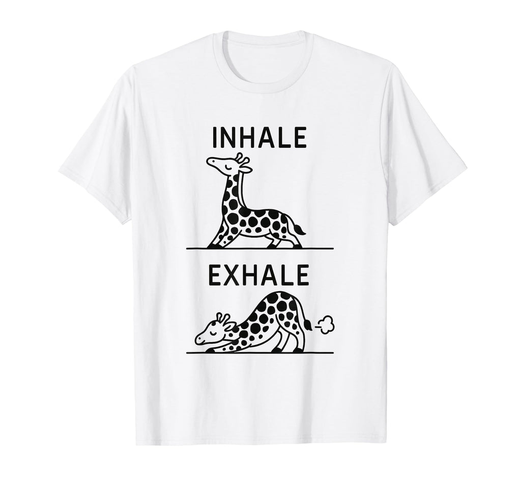 Funny Yoga Inhale Exhale Pooping Animal T-Shirt - Streetwear Style Unisex - T-Shirt, Sweatshirt, Hoodie