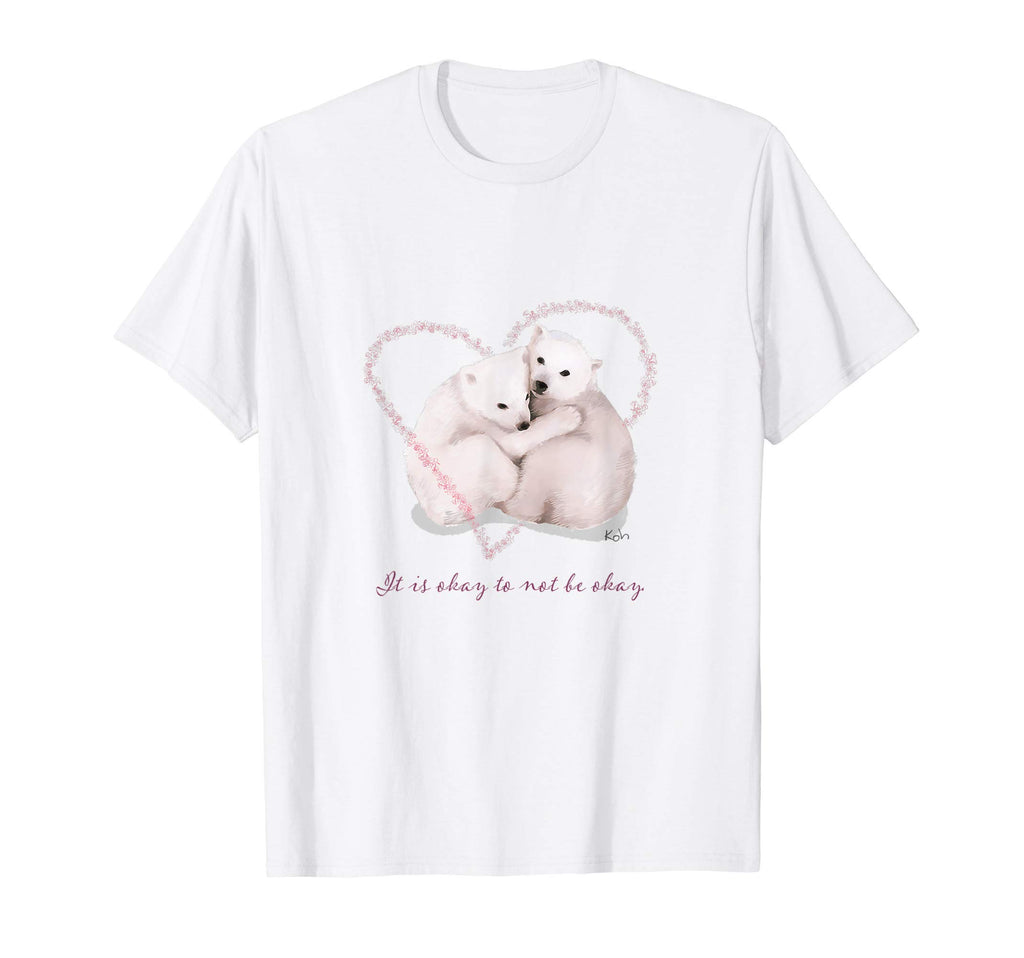 It Is Okay Not To Be Okay Comforting T-Shirt - Minimalist Print Men Women - T-Shirt, Sweatshirt, Hoodie