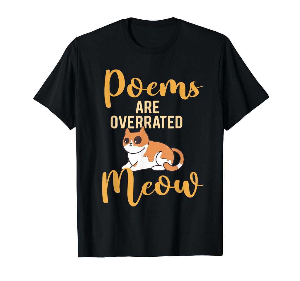 Poetry Cat Feline Lover Literature T-Shirt - Unique Graphic for Adults - T-Shirt, Sweatshirt, Hoodie