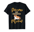 Poetry Cat Feline Lover Literature T-Shirt - Unique Graphic for Adults - T-Shirt, Sweatshirt, Hoodie