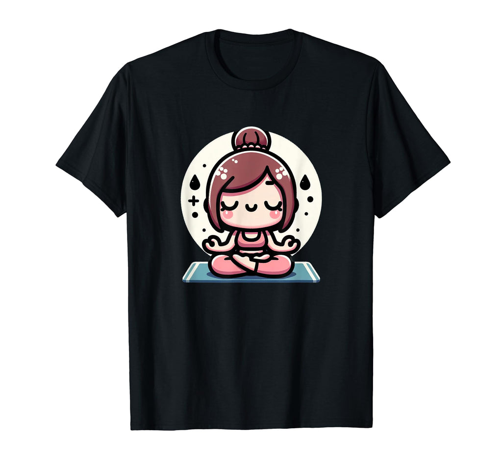 Serene Meditation Mindfulness Yoga Lotus T-Shirt - Unique Graphic Unisex - T-Shirt, Sweatshirt, Hoodie