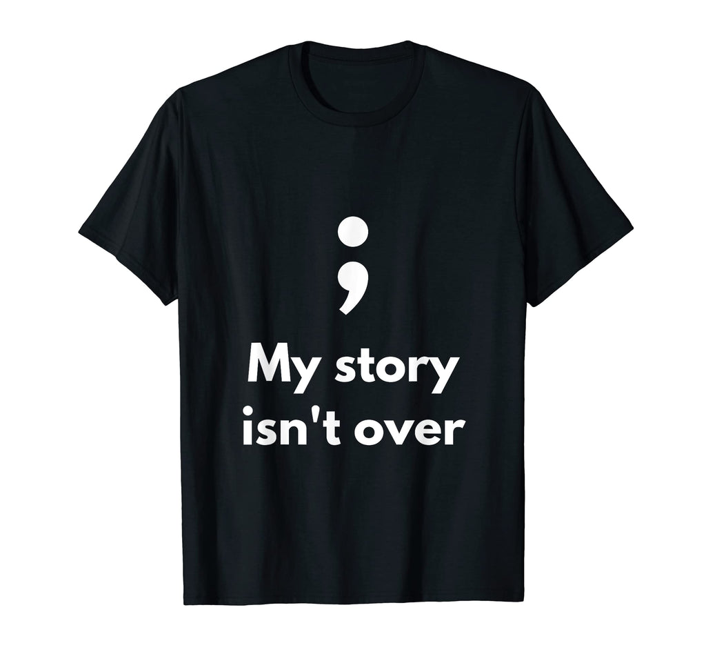 Its Okay Not To Be Okay Semicolon Mental T-Shirt - Trendy Graphic Unisex - T-Shirt, Sweatshirt, Hoodie