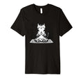 Meditation Cat Yoga Pose Relaxing Animal T-Shirt - Graphic Print for Adults - T-Shirt, Sweatshirt, Hoodie