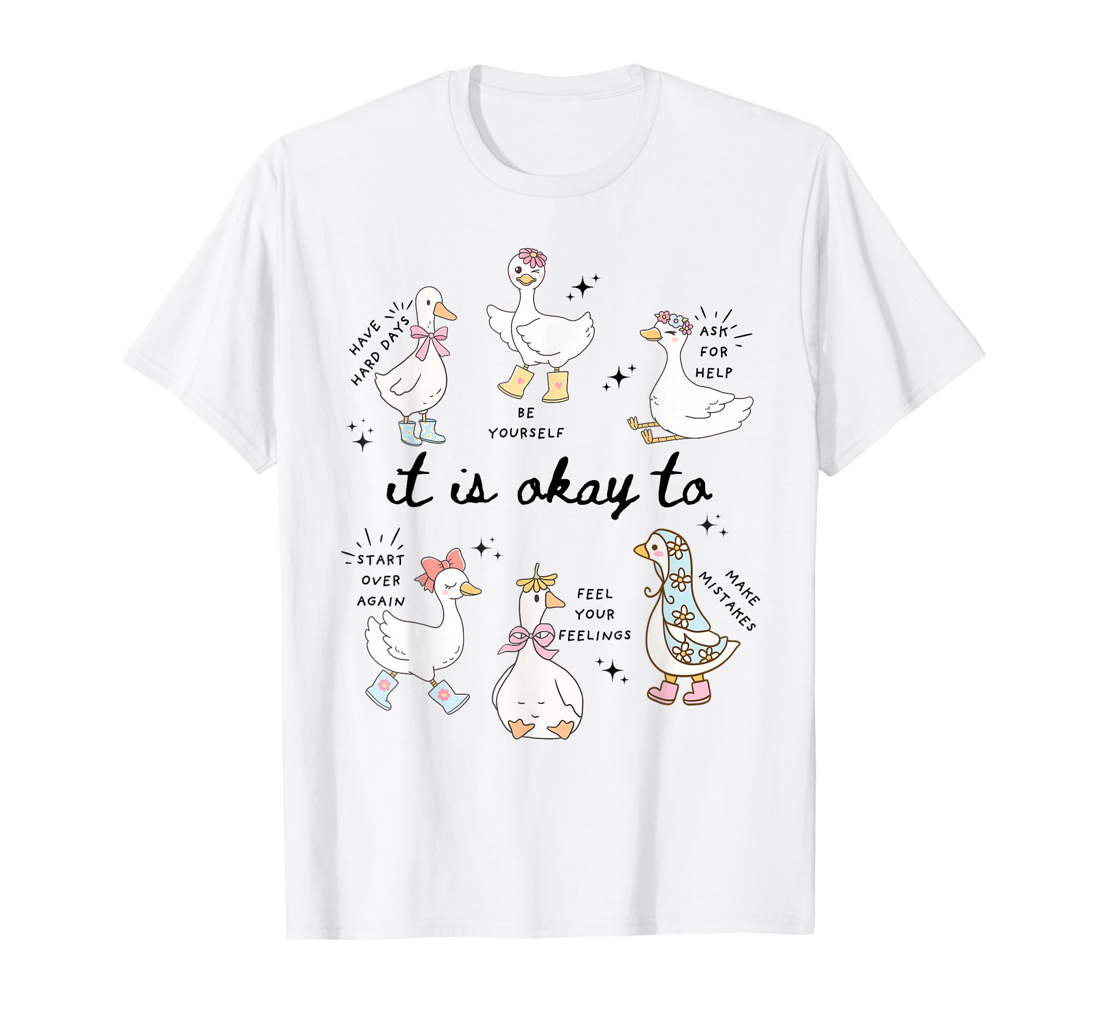 It Is Okay To Funny Silly Goose T-Shirt - Unique Graphic Men Women - T-Shirt, Sweatshirt, Hoodie
