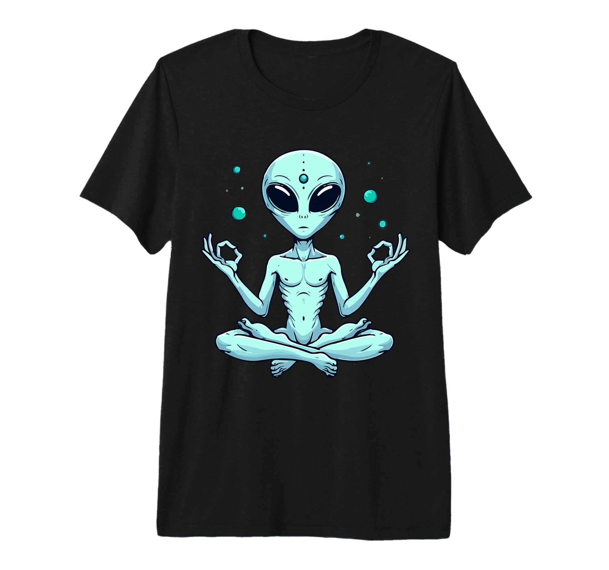 Meditation Alien Yoga Pose Relaxing T-Shirt - Streetwear Style Men Women - T-Shirt, Sweatshirt, Hoodie