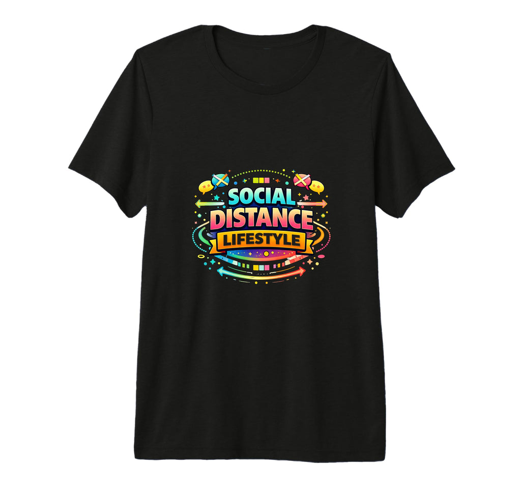 Social Distance Lifestyle Introvert T-Shirt - Streetwear Style Men Women - T-Shirt, Sweatshirt, Hoodie